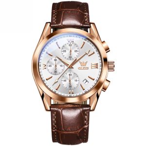 Olevs- 2876– White Dial