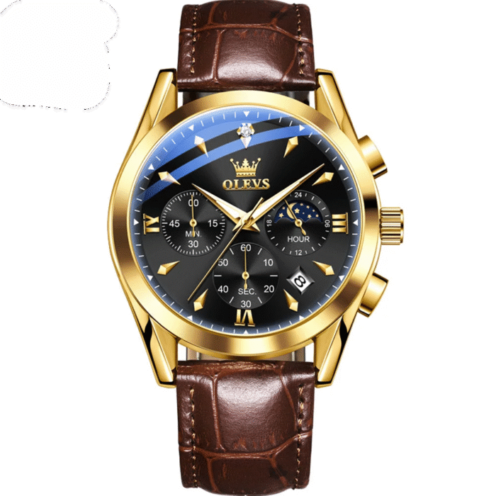 Olevs- 2876– Black Dial